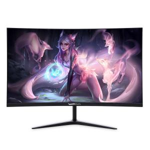 China Gaming Monitor 27 Inch Curved IPS Widescreen Monitor With VGA DVI Input factory