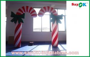 China H2.5m Inflatable Lighting Decoration Candy Cane Christmas Lights factory