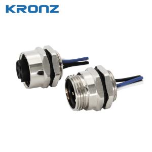 China 7/8'' Connector With Straight Cable Outlet IP67 Industrial Circular Connectors factory