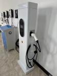 Dual Gun Floor Mounting 32A Evse EV Car Charger Station 3 Phase 14KW 22KW 44KW