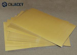 China Gold PVC Sheet 0.18mm Thickness Smart Card Material For Hot Press Card Laminator factory