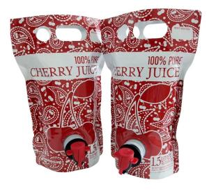 China CMYK Vaccum Spouted Stand Up Liquid Packaging Pouches Aluminum Foil Inner factory