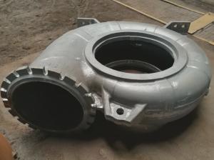 China High Strength Chrome Cast Iron Parts Pump Shell Casings With Painted Surface factory