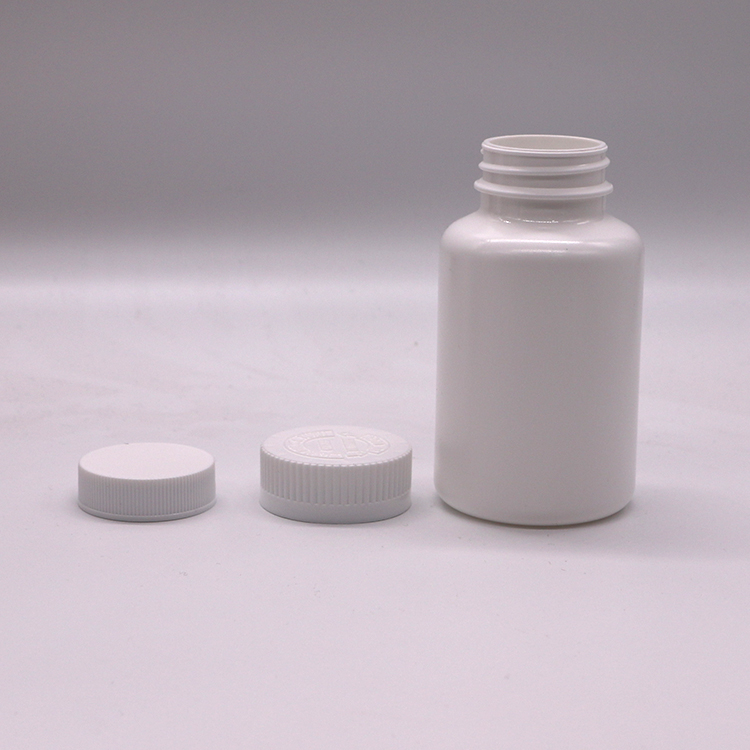 Round Shape Supplement Bottle for Solid Tablet and Capsule Storage 200mL Capacity