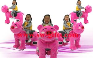 China Amusement rides electric riding plush toy ride battery animal car exporter factory