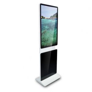 Horizontal / Vertical Rotate Touch Screen Kiosk 43 Inch Moveable VGA HDMI USB