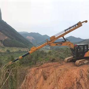 China Collecting Branches Komatsu PC200 Excavator Telescopic Arm Q960 Q355B Grab wood factory