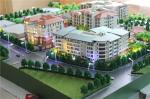 Hospital Building Exhibition 3D Model Travel Case Packing Wood Plate Base
