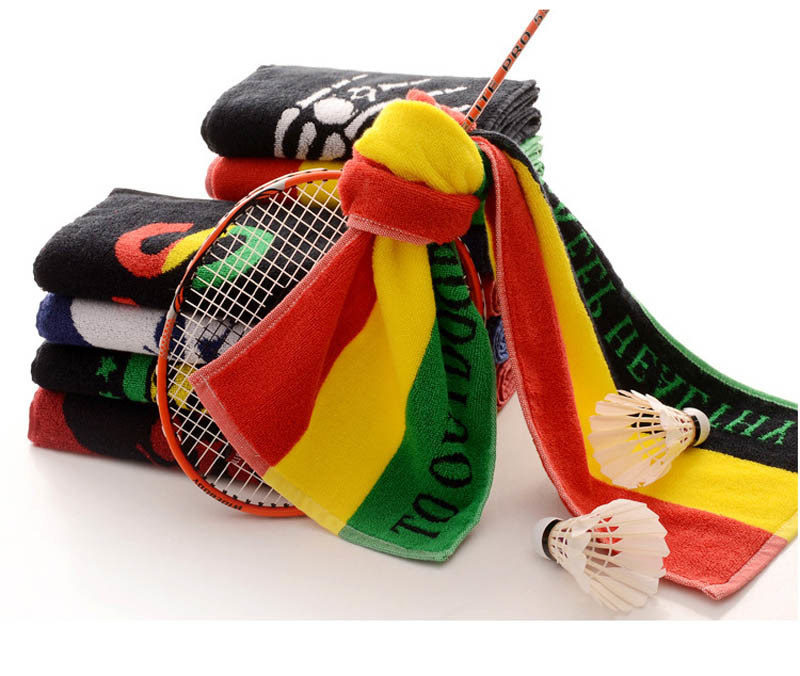 Embroidered Cotton Bath Towels , Thicken Custom Sports Towels Luxury Touch