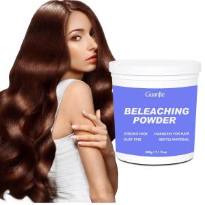 China Lightening Hair Blonder Powder Blue Hair Dye Bleach Powder Permanent Form Cream factory