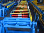 Metal Sheet Floor Deck Roll Forming Machine 380V 50Hz 3 Phases Computer Control