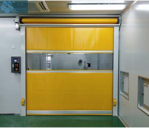 China Supplier Roller Fast Rolling Automatic Aluminium Door Shutter Operated High Speed PVC Door factory