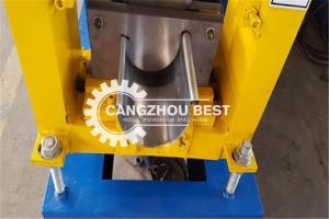 China Alumiumum Rainwater Roofing Seamless Gutter Roll Forming Machine factory