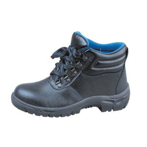 China Euro37-47 Safety Shoes with High Heel Steel Toe and Sole Made of Buffalo Leather factory