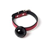 Soft Adjustable Leather Cat Collar With Bell Metal Buckle
