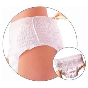 Postpartum Disposable Period Panties Stretchy Waist Biodegradable Materials Gym