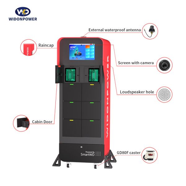 China User Manual Included Battery Exchange Charging Station for Outdoor Charging of Motorcycle Batteries factory