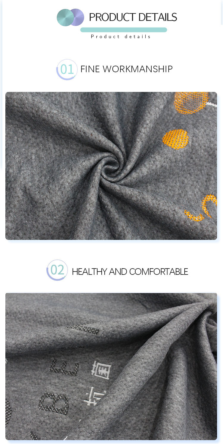 Air Layer Three Dimensional Bamboo Fiber Mattress Fabric Memory Latex Pillow