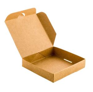 China Food Packaging Kraft Pizza Box Use Non Toxic Food Grade Preferred Material factory