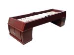 Luxury 10 FT Shuffleboard Game Table Furniture Style With Wood Veneer Poly
