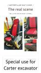 HYUNDAI Seat Cushion Excavator Seat Cover For ERPILLAR DOOSAN HIACHI KATO