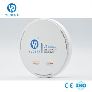 China High Translucent UT Multilager Zirconia Block Dental CAD CAM 98 OP System factory