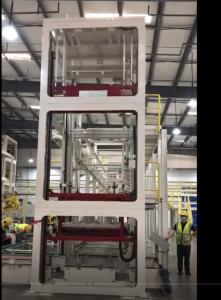 China Aluminium Frame 400kg AC220V Vertical Reciprocating Conveyor factory
