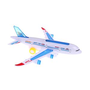 DIY Assembly Airbus Aircraft Autopilot Flash Sound Musical Lighting Toys