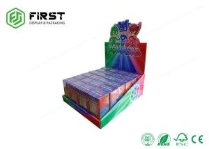 China Full Color Printing Customized Foldable Corrugated PDQ Paper Counter Display For Retail Store factory
