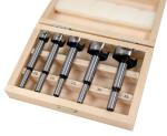 Bright Finished 5pcs Forstner Drill Bit Set For Door Lock High Carbon Steel