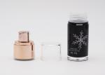 30ml Black Coating Inside Airless Spray Bottle With White Snowflake Screen