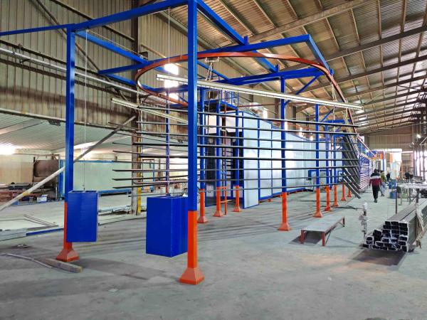 ABD Powder Supply Centre Adjustable Conveyor Speed Horizontal Powder Coating