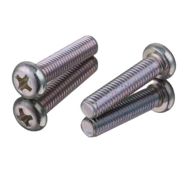 Machine Cross Recessed Pan Head Fasteners Steel Bolts Nuts Screws