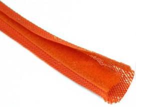 China Self Wrap Around Braided Sleeving , 5mm Olyester Braided Sleeving For Cable Harness factory