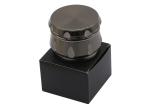 Flat Drum Shaped Side Concave Metal Herb Grinder Cigarette Set