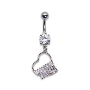 China 316 Heart Belly Button Piercings Jewelry factory