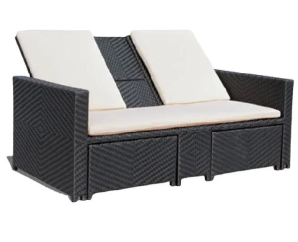 Outdoor Rattan wicker swimming pool bed Resin pool chair sun lounger pool lounge