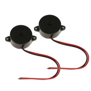 China Active Piezo Buzzer DC 1.5-15V 85dB 2 Wire Lead Electronic Alarm Buzzer factory