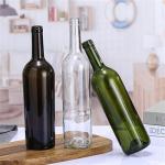 500ml Glass Burgundy Wine Liquor Bottle Sealing Type customize Customize Your