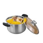 All Season Stainless Steel Casserole Cooking Pot With Glass Lid