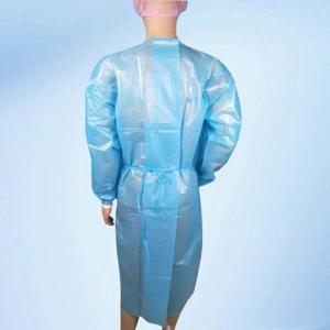 China Blue Anti Static 45g/M2 S Disposable Scrub Shirt factory