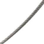 7x19 T316 Stainless Steel Wire Rope For Cable Railing System 1/4" Aircraft Cable