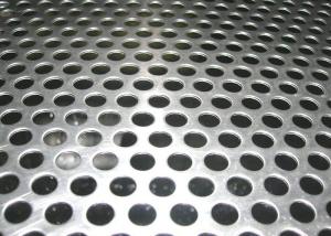 China 0.8mm Hole Galvanized Round Hole Perforated Metal Sheet For Building Facades factory