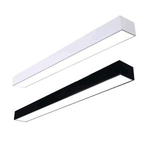 China Aluminum 20W 40W Linear Led Ceiling Lights , OEM Linkable Led Shop Lights factory