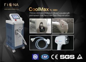 China Mixed Wavelength Diode Laser Hair Removal Machine Arm Use With Cooling System 220V factory