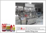 Agro Chemical Bottle Filling Line / Stable Performance Pharmaceutical Liquid