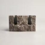 Christmas Home Decor Candle Holder Natural Stone Decorating Travertine Marble