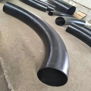China ANSI B16. 9 Schedule 40 Carbon Steel Bend Butt Welded Black 5D 90 degree factory