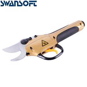 China Swansoft 30mm 36V Telescopic Fruit Electric Pruning Shears Electric Pruning Electric Scissors Tree Pruner Shears factory