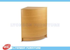 China Curved Corner Infill Wood Counter factory